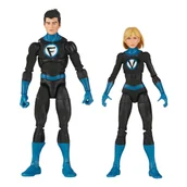 Figurki dla dzieci - Zestaw 2 figurek Fantastic Four Marvel Legends - Franklin Richards & Valeria Richards - miniaturka - grafika 1