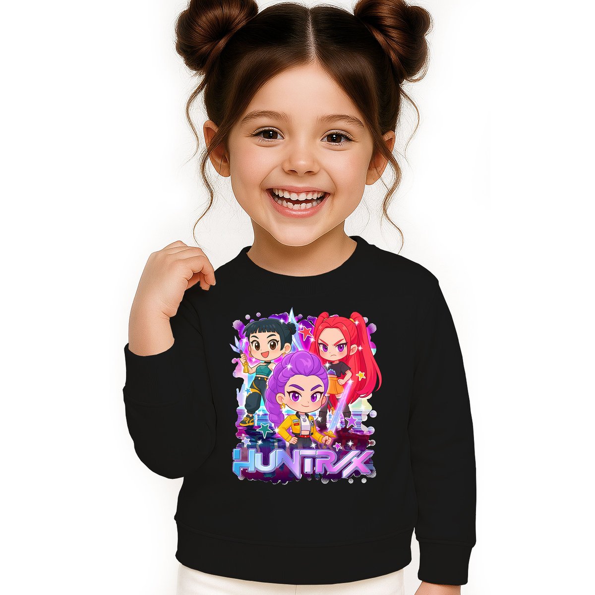 BLUZA DZIECIĘCA KPOP DEMON HUNTERS HUNTRIX 146-152 BAWEŁNIANA JAKOŚĆ