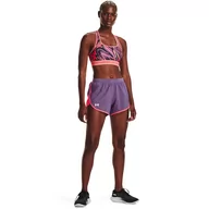 Spodnie sportowe damskie - Damskie spodenki do biegania UNDER ARMOUR UA Fly By Elite 3'' Short - fioletowe - miniaturka - grafika 1