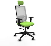 Fotele i krzesła biurowe - Krzesło Biurowe z Zagłówkiem Horna Traslack Piqueras y Crespo 1D066G2 - miniaturka - grafika 1