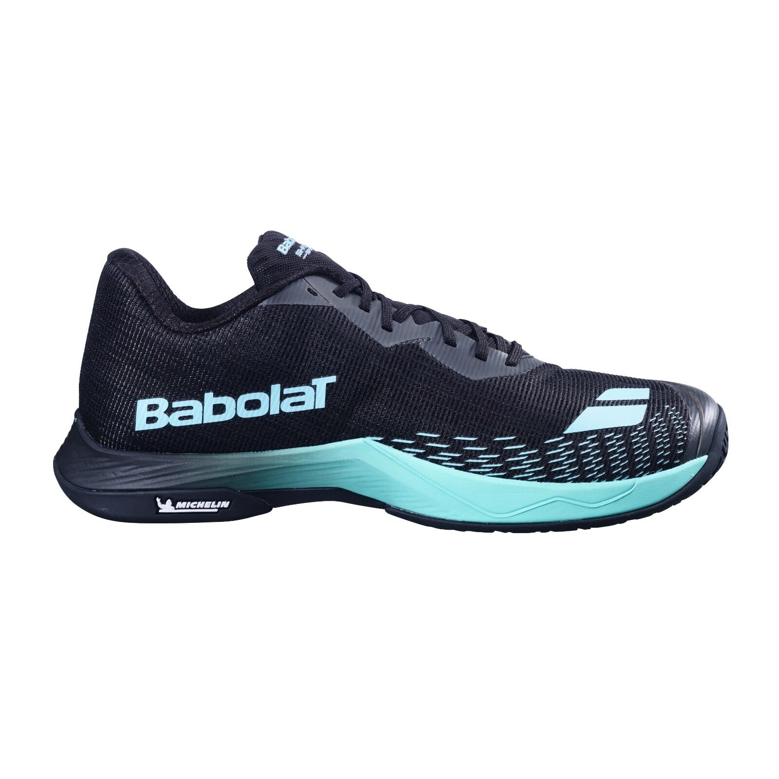 Męskie buty gimnastyczne Babolat Shadow Spirit 2 Men Black/Cyan EUR 41