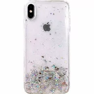 Etui i futerały do telefonów - Wozinsky Star Glitter błyszczące etui pokrowiec z brokatem Samsung Galaxy A42 5G przezroczysty - miniaturka - grafika 1