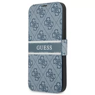 Etui i futerały do telefonów - Guess GUBKP13S4GDBL iPhone 13 mini 5,4" niebieski/blue book 4G Stripe GUE001558-0 - miniaturka - grafika 1