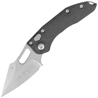 Noże - Nóż automatyczny Microtech Stitch S/E Black Aluminium, Stonewash by Borka Blades and Tony Marfione (169-10) - miniaturka - grafika 1