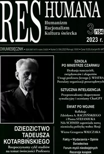 Res Humana - Czasopisma - miniaturka - grafika 1