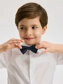 Bluzki dla chłopców - Reserved - Elegancka koszula z muchą - biały - miniaturka - grafika 1