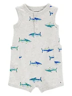 Pajacyki dla niemowląt - carter's Rampers w kolorze szarym - miniaturka - grafika 1