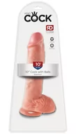 Wibratory i masażery - Pipedream King Cock Cock 10 Inch W/ Balls Flesh | 100% DYSKRECJI | BEZPIECZNE ZAKUPY - miniaturka - grafika 1