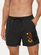Kąpielówki męskie - Hugo Szorty kąpielowe Rame 50524667 Czarny Regular Fit - miniaturka - grafika 1