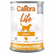 Mokra karma dla psów - Calibra Life Monoprotein Turkey & Apples 400 g - mokra jednobiałkowa karma dla psa z indykiem i jabłkiem - miniaturka - grafika 1