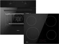Zestawy AGD - Zestaw AGD do zabudowy Amica Piekarnik elektryczny ES06117B + Płyta indukcyjna PI6501 - miniaturka - grafika 1