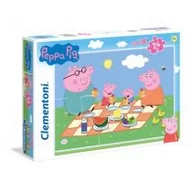 Puzzle - Clementoni Puzzle 24el Maxi Świnka Peppa 24028 - miniaturka - grafika 1