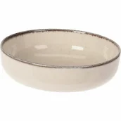 Miski i półmiski - EH Porcelanowy talerz głęboki Beige - miniaturka - grafika 1