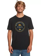 Koszulki męskie - Quiksilver Podstawowa koszulka męska czarna S - miniaturka - grafika 1