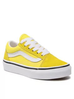 Buty dla dziewczynek - Vans Tenisówki Old Skool VN0A7Q5F7Z41 Żółty - grafika 1