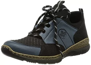 Rieker Damskie sneakersy N3253, Niebieski kombi 14, 37 eu - Sneakersy damskie - miniaturka - grafika 1