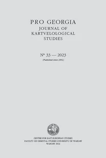 Pro Georgia 2023/33. Journal of Kartvelological Studies - Czasopisma - miniaturka - grafika 1