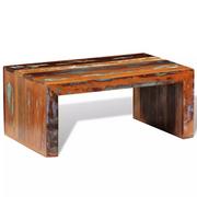 Ławy i stoliki kawowe - vidaXL Prosty stolik z drewna odzysku - miniaturka - grafika 1