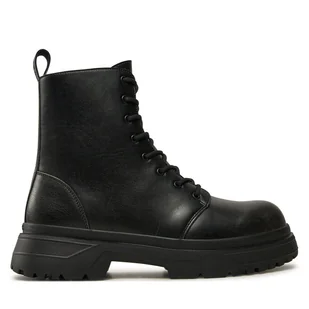 Trapery Guess Palermo Boot FMFPAL ELE11 Czarny - Botki męskie - miniaturka - grafika 1
