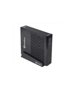 Silverstone Silent SST-PT13B-USB3.0 Petit Thin Mini-ITX, czarna - Obudowy komputerowe - miniaturka - grafika 1