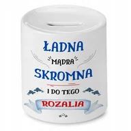 Skarbonki - Skarbonka Dla Rozalii Urodziny Idealny Prezent z Nadrukiem ze Zdjęciem - miniaturka - grafika 1