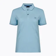 Koszulki i topy damskie - Koszulka polo damska Napapijri E-Nina blue clear M - miniaturka - grafika 1