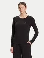 Bluzki damskie - EA7 Emporio Armani Bluzka 7W000456 AF10373 UC001 Czarny Slim Fit - miniaturka - grafika 1