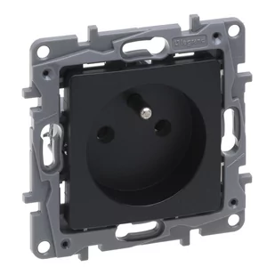 Legrand Gniazdo pojedyncze Niloe Selection 762440 z uziemieniem 16A 250V~ bez przesłony zaciski śrubowe perła - Gniazdka elektryczne - miniaturka - grafika 1