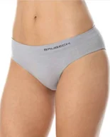 Bielizna sportowa damska - Brubeck HI10070 Biodr�wki damskie COMFORT WOOL popielaty M - miniaturka - grafika 1