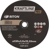 Tarcze do pił - Tarcza do cięcia T41 230 x 3 x 22,23 beton KRAFTLINE PRO - miniaturka - grafika 1
