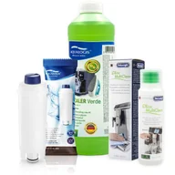 Akcesoria i części do ekspresów do kawy - Zestaw Delonghi Aqualogis AL-S002, Płyn DELONGHI SER3013 250ml, Verde 750ml - miniaturka - grafika 1