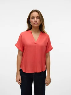 Vero Moda Bluzka w kolorze koralowym - Bluzki damskie - miniaturka - grafika 1