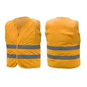 Kurtki jeździeckie - Kamizelka Ostrzegawcza Pomarańczowa L Orla - miniaturka - grafika 1