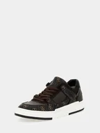 Sneakersy damskie - Sneakersy Ze Skórzaną Wstawką Model Cento - miniaturka - grafika 1