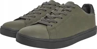 Trampki męskie - Urban Classics Męskie Trampki Sznurowane Khaki 37 Jlm - miniaturka - grafika 1