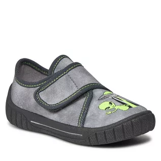 Buty dla chłopców - Kapcie Superfit 1-800271-2070 M Grey - grafika 1