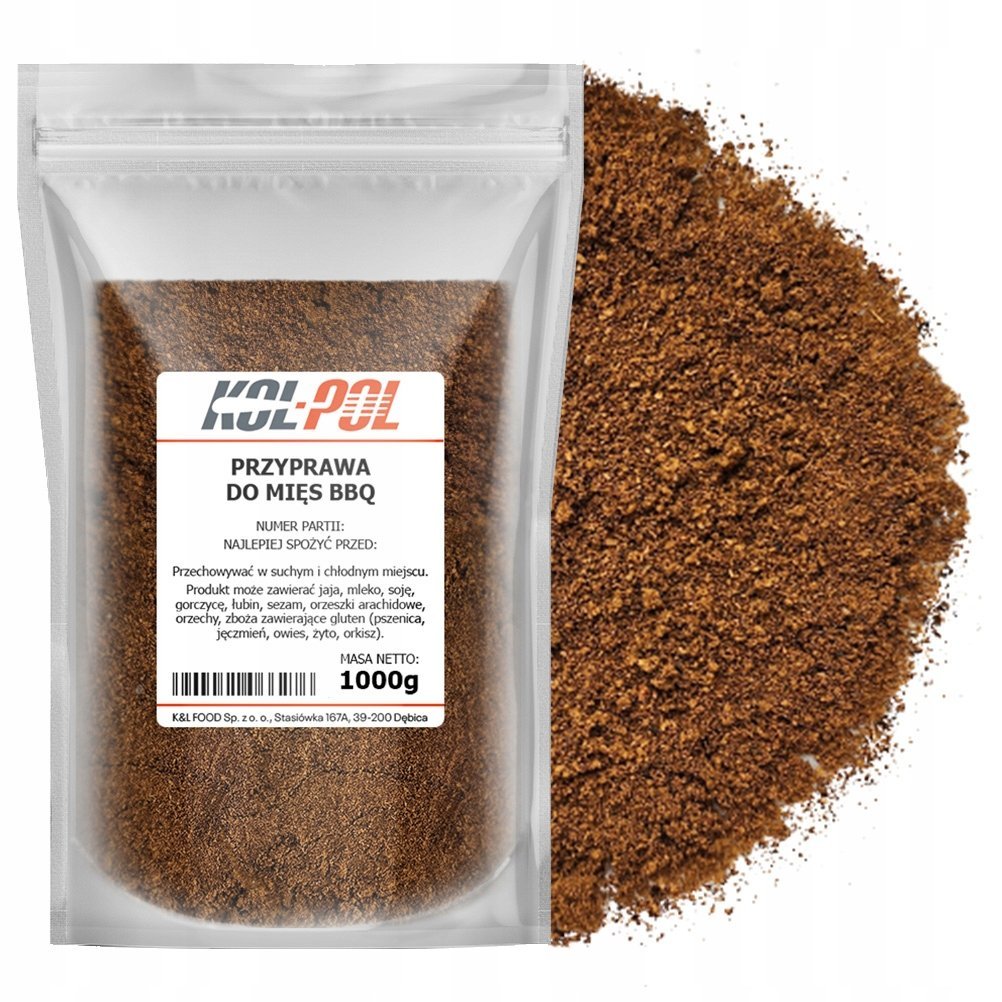 PRZYPRAWA DO MIĘS BBQ 1kg Aromatyczna mieszanka Barbecue do grilla Kol-Pol