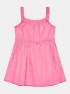 Sukienki i spódniczki dla dziewczynek - United Colors Of Benetton Sukienka codzienna 4EW7GV00T Różowy Regular Fit - miniaturka - grafika 1