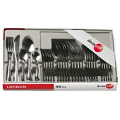 Zestawy sztućców - Komplet sztućców 30 elementów srebrny - miniaturka - grafika 1