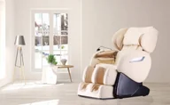 Fotele - HDL Fotel masujący Sueno V2 Beżowy Shiatsu - miniaturka - grafika 1