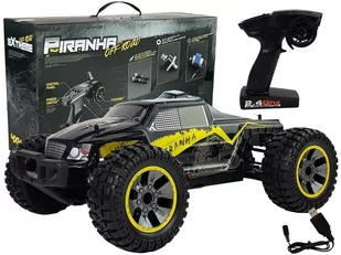 Import LEANToys Auto Terenowe Off-Road Zdalnie Sterowane Żółte 1:10 ENOZE 9200E 40 km/h Duże Koła LT-8421-0 - Zabawki zdalnie sterowane - miniaturka - grafika 1