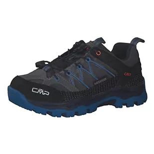 CMP Rigel Low Trekking Kids Wp Walking Shoe, Graffite-Oltremare, 40 EU, Graffite Oltremare, 40 EU - Buty dla chłopców - miniaturka - grafika 1