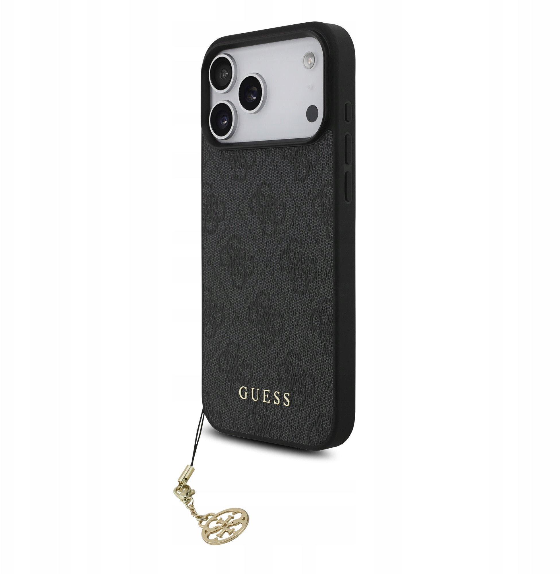 Etui Guess 4G Charms Collection MagSafe do iPhone 17 Pro Max czarny