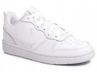 Buty sportowe damskie - Buty sportowe Nike Court Borough Low 2 (gs) BQ5448 100 białe r. 37,5 - miniaturka - grafika 1