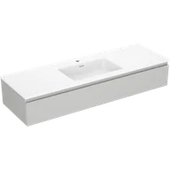 Szafki łazienkowe - Mexen Orio szafka łazienkowa 140 cm z umywalką Otis, 1 szuflada, szara mat/biała mat - 91A10-14023-1-BF62-W18M01 - miniaturka - grafika 1