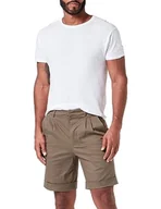 Spodenki damskie - Seidensticker Studio Cropped Chino Short - Regular Fit - Łatwe prasowanie - Szorty studyjne - Szorty - Unisex - Mieszanka bawełny, ciemnozielony, 48W - miniaturka - grafika 1