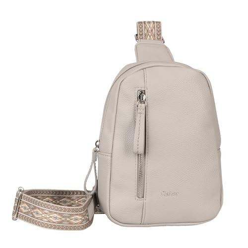 Gabor bags Silena damska torebka Sling Bag plecak mały, szary, szary, S, Essential