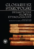 E-booki - języki obce - Glosariusz staropolski Wanda Decyk-Zięba Stanisław Dubisz PDF) - miniaturka - grafika 1