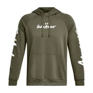 Bluzy sportowe męskie - Bluza męska Under Armour Rival Fleece Graphic HD - miniaturka - grafika 1