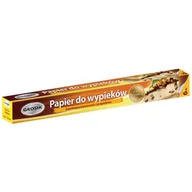 Folia, papier śniadaniowy, serwetki - Grosik Grosik papier do pieczenia brązowy 6m - miniaturka - grafika 1